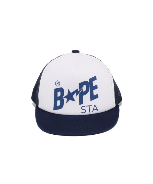 A BATHING APE（アベイシングエイプ）の「BAPE STA MESH CAP（キャップ・キッズ・ブラック/ネイビー・FREE）」の4枚目の写真