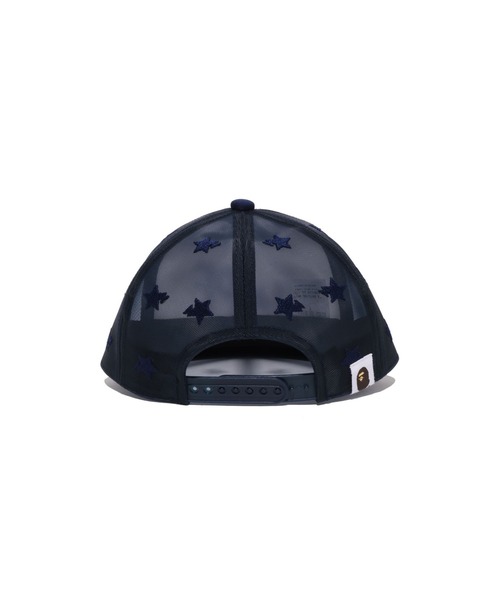 A BATHING APE（アベイシングエイプ）の「BAPE STA MESH CAP（キャップ・キッズ・ブラック/ネイビー・FREE）」の6枚目の写真