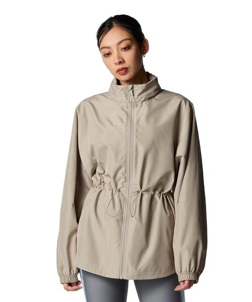 UNDER ARMOUR(アンダーアーマー)の「UAウーブン フルジップ フーディー(トレーニング/レディース)(その他アウター・レディース・ベージュ系・L/M/XL/S)」の1枚目の写真