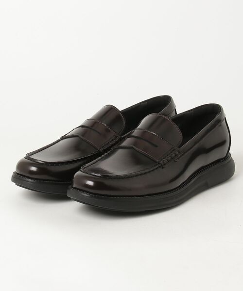 whoop-de-doo(フープディドゥ)の「First Loafer フラットソール ローファー whoop-de-doo/フープディドゥ(ローファー・メンズ・ブラック/ワインレッド・40/41/42/43/44/39)」の2枚目の写真