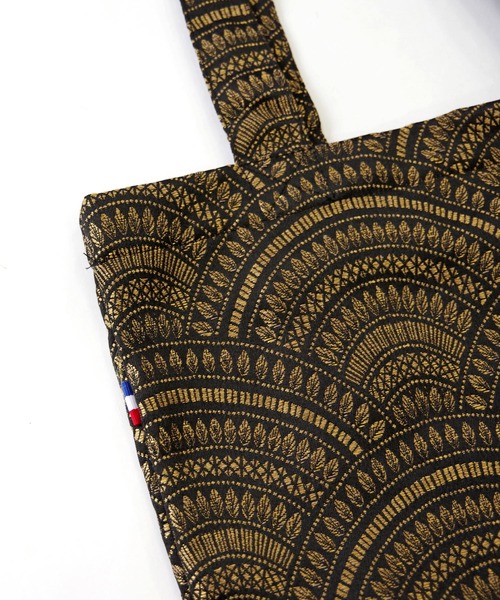 Erwan L(アルワンエル)の「Erwan L(アルワンエル) / ブックトートバッグ Book tote EL-25004 フランス製(トートバッグ・レディース・ライトグレー/ブラック×ゴールド/ブラック×ホワイト/マルチ/ライトブルー/ホワイト×レッド/ゴールド/ネイビー×ホワイト/ブラックミックス/レオパード/オフホワイト・FREE)」の16枚目の写真