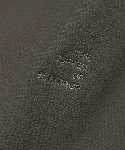 The DUFFER of ST.GEORGE（ザダファーオブセントジョージ）の「「AIR FLEX」SETUP HENLEY HOODIE：機能素材 「エアフレックス」セットアップ ヘンリー パーカー（パーカー・メンズ・グレイッシュベージュ/ブラック・X-LARGE/LARGE/MEDIUM/SMALL）」の7枚目の写真