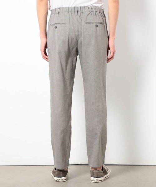 Grand PARK（グランドパーク）の「リネンライクポリエステルテーパードパンツ（その他パンツ・メンズ・ネイビー/カーキ/ライトグレー・L/M）」の5枚目の写真