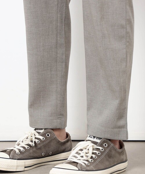 Grand PARK（グランドパーク）の「リネンライクポリエステルテーパードパンツ（その他パンツ・メンズ・ネイビー/カーキ/ライトグレー・L/M）」の10枚目の写真