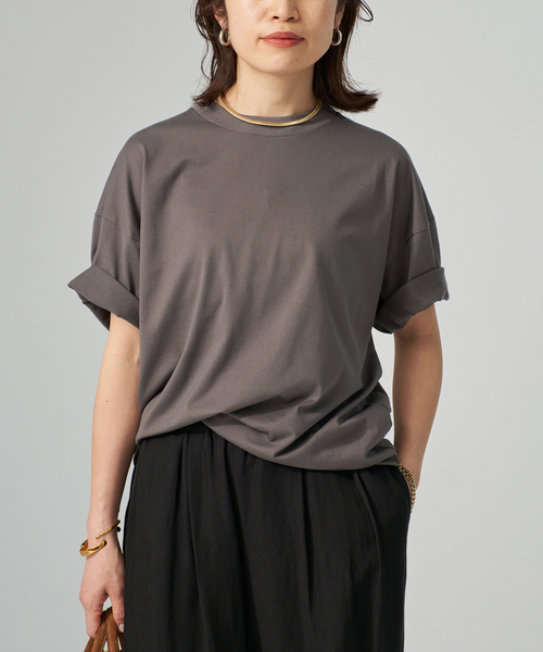 SLOANE(スローン)の「SLOANE スローン 別注Tシャツ(Tシャツ/カットソー・レディース・ホワイト/ベージュ系その他/ブラック/チャコールグレー・FREE)」の21枚目の写真