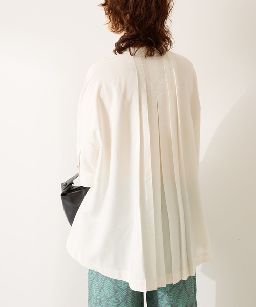 AMERICAN HOLIC（アメリカンホリック）の「【WEB限定】接触冷感バンドカラーシャツチュニック（シャツ/ブラウス・レディース・ブラック/アイボリー/ネイビー・M/L）」の19枚目の写真