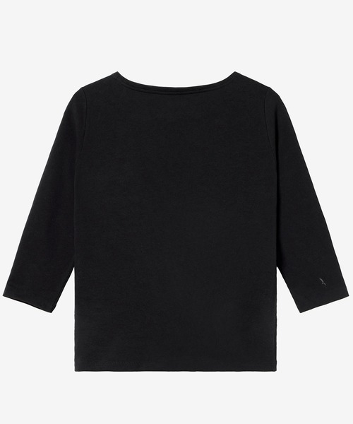 AIGLE(エーグル)の「ボートネック 七分袖 Tシャツ(Tシャツ/カットソー・レディース・ブラック/ホワイト・L/M/S/XL/XS)」の7枚目の写真