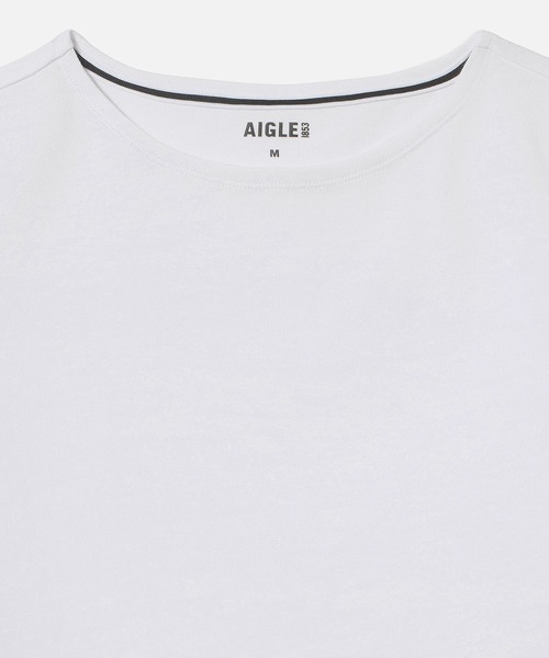 AIGLE(エーグル)の「ボートネック 七分袖 Tシャツ(Tシャツ/カットソー・レディース・ブラック/ホワイト・L/M/S/XL/XS)」の14枚目の写真