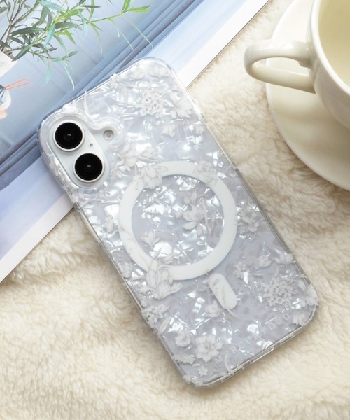 MERCURYDUO（マーキュリーデュオ）の「iPhone17 ケース iPhone16 iPhone15 iPhone14 iPhone13 マーキュリーデュオ 「MagSafe対応クリア背面/シェル」（スマホケース/カバー・レディース・ホワイト/ピンク/ブルー/グレー・iPhone 13/14/15/iPhone 17/iPhone 16）」の2枚目の写真