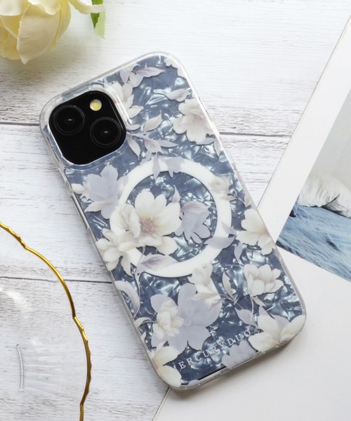 MERCURYDUO（マーキュリーデュオ）の「iPhone17 ケース iPhone16 iPhone15 iPhone14 iPhone13 マーキュリーデュオ 「MagSafe対応クリア背面/シェル」（スマホケース/カバー・レディース・ホワイト/ピンク/ブルー/グレー・iPhone 13/14/15/iPhone 17/iPhone 16）」の4枚目の写真