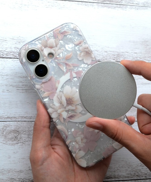 MERCURYDUO（マーキュリーデュオ）の「iPhone17 ケース iPhone16 iPhone15 iPhone14 iPhone13 マーキュリーデュオ 「MagSafe対応クリア背面/シェル」（スマホケース/カバー・レディース・ホワイト/ピンク/ブルー/グレー・iPhone 13/14/15/iPhone 17/iPhone 16）」の15枚目の写真