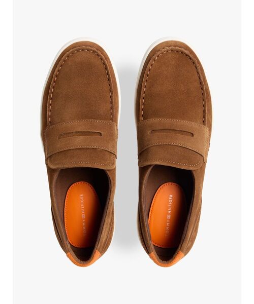 TOMMY HILFIGER（トミーヒルフィガー）の「MODERN LIGHT HYBRID SUEDE LOAFER（ローファー・メンズ・ブラウン/マルチ・25cm/26.5cm/27.5cm/26cm）」の9枚目の写真