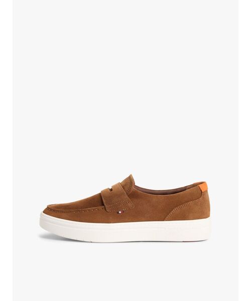 TOMMY HILFIGER（トミーヒルフィガー）の「MODERN LIGHT HYBRID SUEDE LOAFER（ローファー・メンズ・ブラウン/マルチ・25cm/26.5cm/27.5cm/26cm）」の13枚目の写真