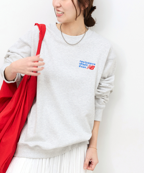 NEW BALANCE（ニューバランス）の「《WEB限定》【NEW BALANCE/ニューバランス】Athletics プレミアムロゴスウェット（スウェット・レディース・チャコールグレー・SMALL）」の8枚目の写真