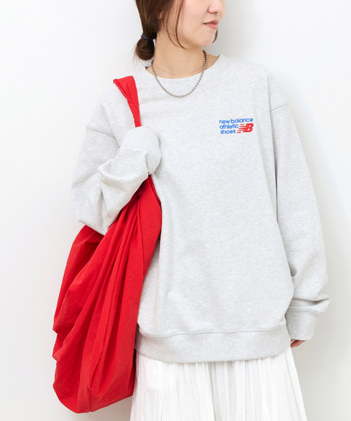 NEW BALANCE（ニューバランス）の「《WEB限定》【NEW BALANCE/ニューバランス】Athletics プレミアムロゴスウェット（スウェット・レディース・チャコールグレー・SMALL）」の9枚目の写真