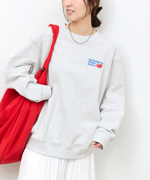 NEW BALANCE（ニューバランス）の「《WEB限定》【NEW BALANCE/ニューバランス】Athletics プレミアムロゴスウェット（スウェット・レディース・チャコールグレー・SMALL）」の10枚目の写真