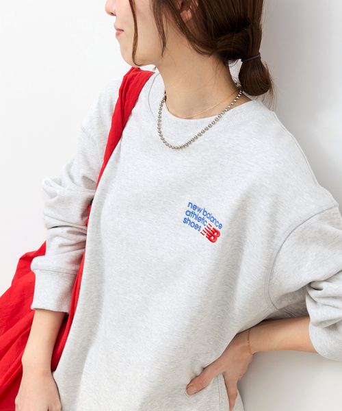 NEW BALANCE（ニューバランス）の「《WEB限定》【NEW BALANCE/ニューバランス】Athletics プレミアムロゴスウェット（スウェット・レディース・チャコールグレー・SMALL）」の13枚目の写真