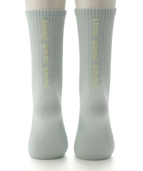 emmi（エミ）の「emmiロゴコットンリブソックス（ソックス/靴下・レディース・ミント/ダークネイビー/ホワイト・F）」の6枚目の写真