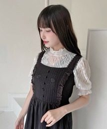 an another angelus | レース使いローズカットワークロングワンピース(ワンピース)