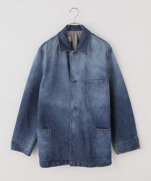 IENA(イエナ)の「BOWTE/バウト DENIM COVER ALL JK ジャケット 261-06-0002(デニムジャケット・レディース・ブルー・38)」の1枚目の写真