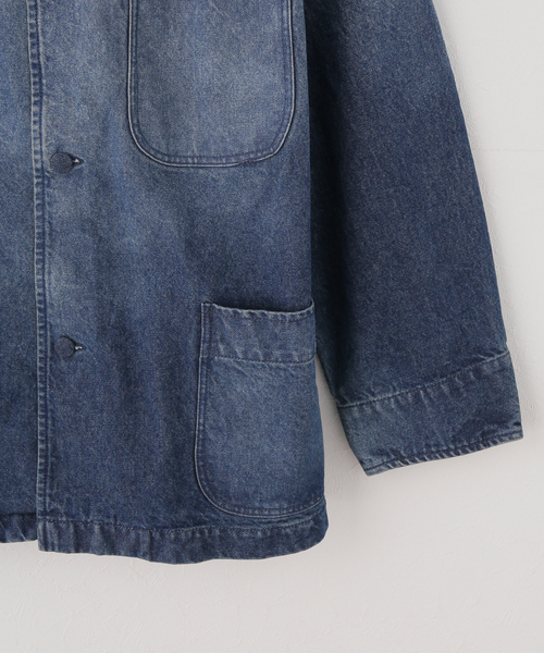 IENA(イエナ)の「BOWTE/バウト DENIM COVER ALL JK ジャケット 261-06-0002(デニムジャケット・レディース・ブルー・38)」の3枚目の写真