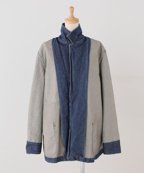 IENA(イエナ)の「BOWTE/バウト DENIM COVER ALL JK ジャケット 261-06-0002(デニムジャケット・レディース・ブルー・38)」の5枚目の写真