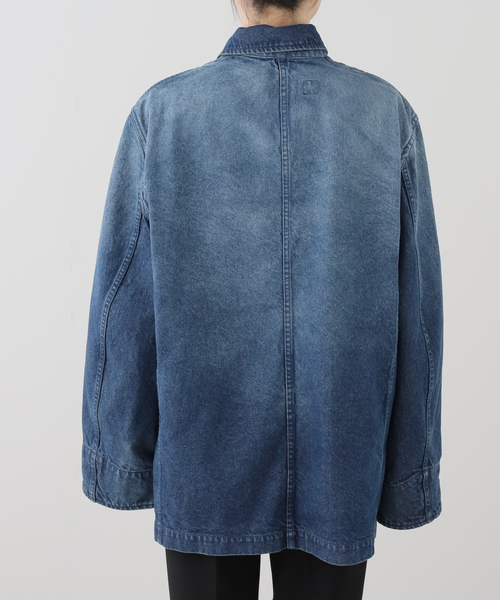 IENA(イエナ)の「BOWTE/バウト DENIM COVER ALL JK ジャケット 261-06-0002(デニムジャケット・レディース・ブルー・38)」の12枚目の写真