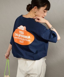 The Endless Summer（エンドレスサマー）の「[THE ENDLESS SUMMER/エンドレスサマー] 別注 オーバルロゴ バックプリント ショートスリーブTシャツ（Tシャツ/カットソー）」