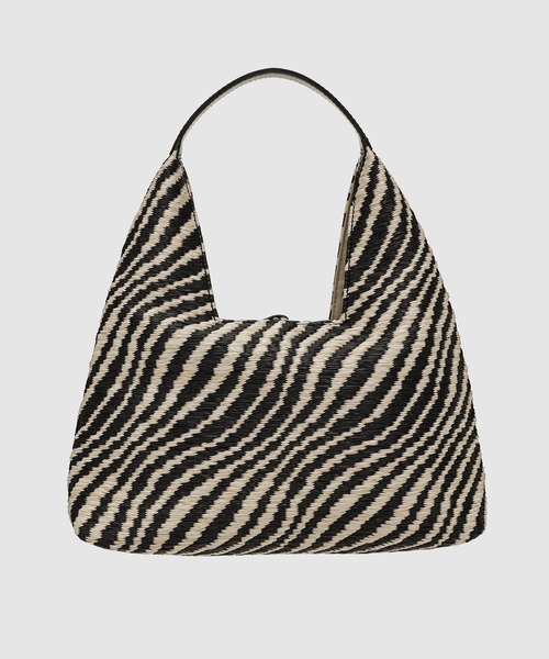 MARNI（マルニ）の「TRAPEZE BAG / WAVYファブリックバッグ（ショルダーバッグ・レディース・ブラック系その他/グリーン系その他・ONE SIZE）」の3枚目の写真