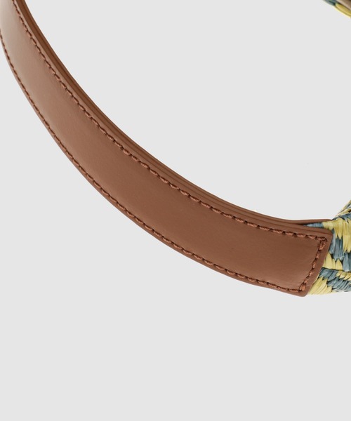 MARNI（マルニ）の「TRAPEZE BAG / WAVYファブリックバッグ（ショルダーバッグ・レディース・ブラック系その他/グリーン系その他・ONE SIZE）」の9枚目の写真