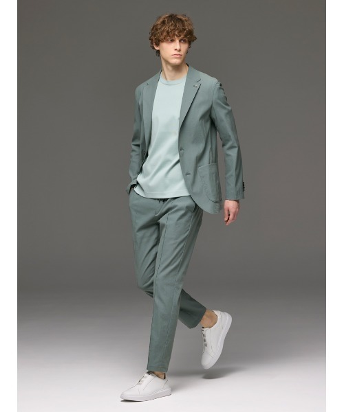 AOURE(アウール)の「MALPENSA AIR SETUP JACKET(テーラードジャケット・メンズ・ネイビー/ライトグレー/ミント・LARGE/MEDIUM/X-LARGE/SMALL)」の8枚目の写真