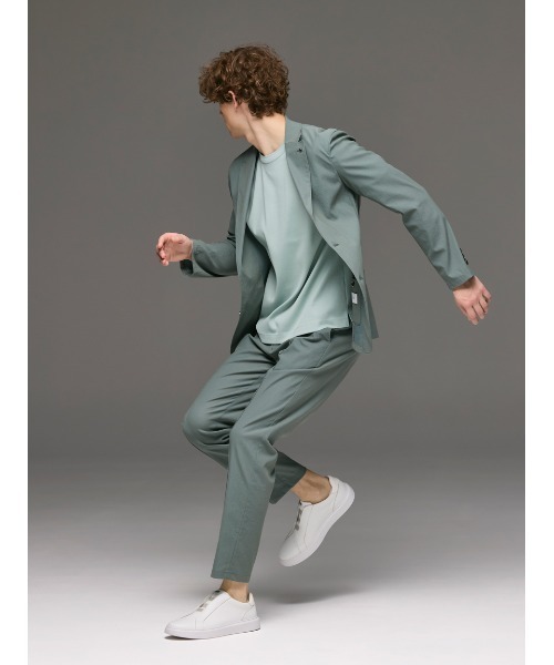 AOURE(アウール)の「MALPENSA AIR SETUP JACKET(テーラードジャケット・メンズ・ネイビー/ライトグレー/ミント・LARGE/MEDIUM/X-LARGE/SMALL)」の9枚目の写真