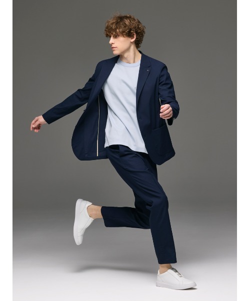 AOURE(アウール)の「MALPENSA AIR SETUP JACKET(テーラードジャケット・メンズ・ネイビー/ライトグレー/ミント・LARGE/MEDIUM/X-LARGE/SMALL)」の12枚目の写真