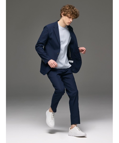 AOURE(アウール)の「MALPENSA AIR SETUP JACKET(テーラードジャケット・メンズ・ネイビー/ライトグレー/ミント・LARGE/MEDIUM/X-LARGE/SMALL)」の14枚目の写真