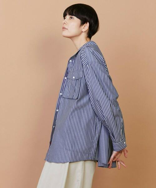 FRAPBOIS(フラボア)の「セラーシャツ(シャツ/ブラウス・レディース・ネイビー・2)」の20枚目の写真