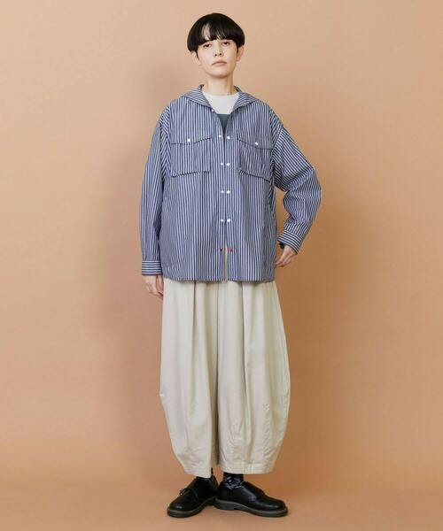 FRAPBOIS(フラボア)の「セラーシャツ(シャツ/ブラウス・レディース・ネイビー・2)」の16枚目の写真