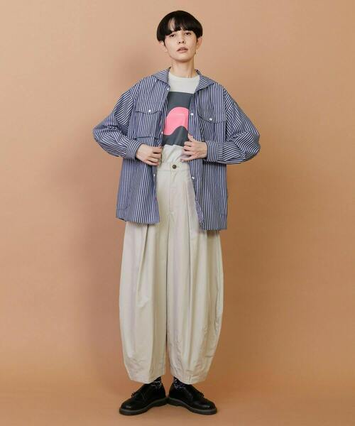 FRAPBOIS(フラボア)の「セラーシャツ(シャツ/ブラウス・レディース・ネイビー・2)」の14枚目の写真