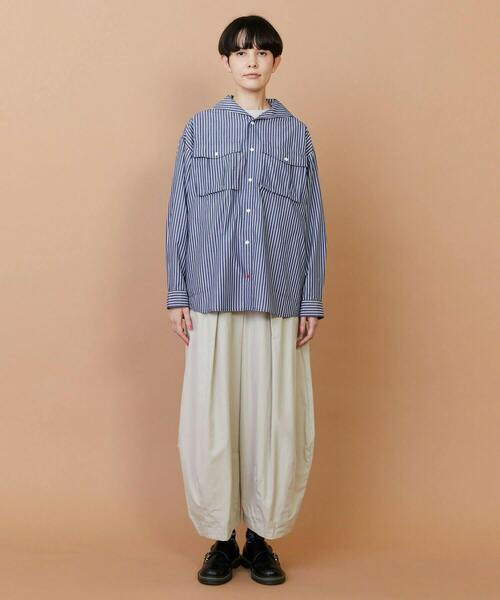 FRAPBOIS(フラボア)の「セラーシャツ(シャツ/ブラウス・レディース・ネイビー・2)」の11枚目の写真