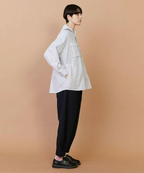 FRAPBOIS(フラボア)の「セラーシャツ(シャツ/ブラウス・レディース・ネイビー・2)」の3枚目の写真