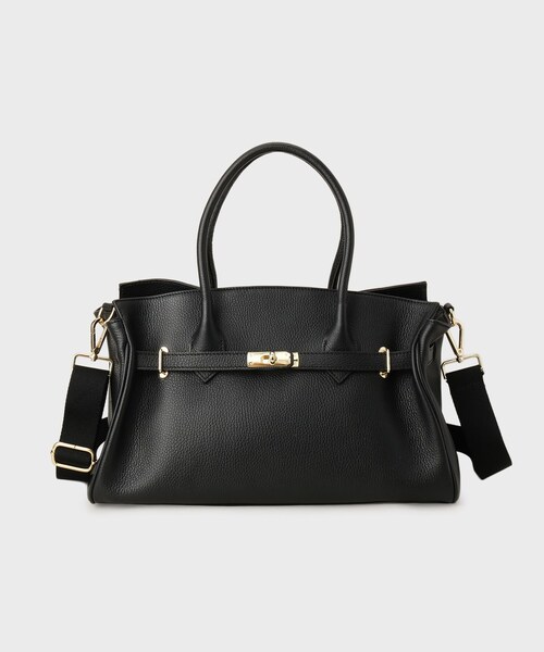 UNTITLED（アンタイトル）の「MILOS別注レザートート（トートバッグ・レディース・ベージュ/ブラック・99）」の4枚目の写真