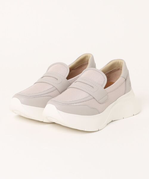 MACKINTOSH PHILOSOPHY（ﾏｯｷﾝﾄｯｼｭ ﾌｨﾛｿﾌｨｰ）の「ニットローファースニーカー（スニーカー・レディース・ブラック/グレー・23.0cm/23.5cm/22.0cm/22.5cm/24.0cm/24.5cm）」の2枚目の写真