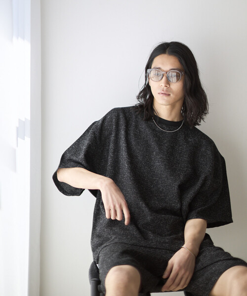 Firsthand（ファーストハンド）の「Firsthand/ファーストハンド サマー ツイード ショートスリーブ クルーネック / セットアップ対応（Tシャツ/カットソー・メンズ・ネイビー/ベージュ/グレー/ブラック・LARGE/MEDIUM）」の19枚目の写真