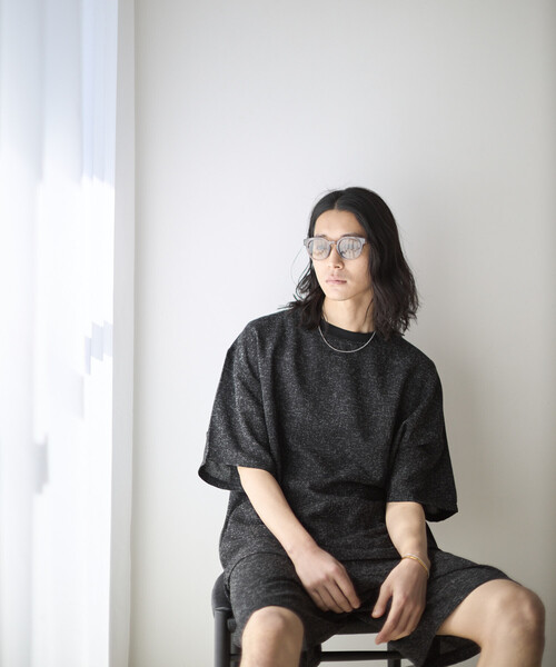 Firsthand（ファーストハンド）の「Firsthand/ファーストハンド サマー ツイード ショートスリーブ クルーネック / セットアップ対応（Tシャツ/カットソー・メンズ・ネイビー/ベージュ/グレー/ブラック・LARGE/MEDIUM）」の20枚目の写真