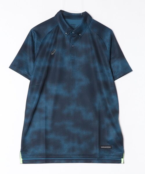 ASICS(アシックス)の「アシックス ASICS ドライグラフィックボタンダウンポロシャツ(ポロシャツ・メンズ・ブラック/ネイビー・S/M/L/LL)」の10枚目の写真