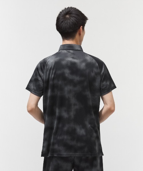 ASICS(アシックス)の「アシックス ASICS ドライグラフィックボタンダウンポロシャツ(ポロシャツ・メンズ・ブラック/ネイビー・S/M/L/LL)」の5枚目の写真