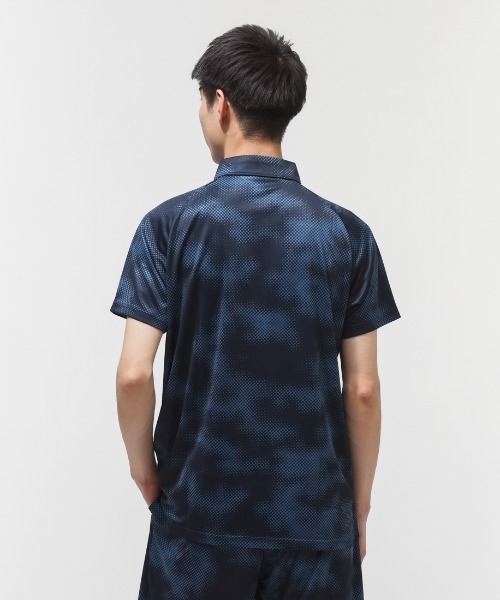 ASICS(アシックス)の「アシックス ASICS ドライグラフィックボタンダウンポロシャツ(ポロシャツ・メンズ・ブラック/ネイビー・S/M/L/LL)」の4枚目の写真