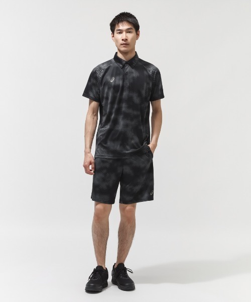 ASICS(アシックス)の「アシックス ASICS ドライグラフィックボタンダウンポロシャツ(ポロシャツ・メンズ・ブラック/ネイビー・S/M/L/LL)」の6枚目の写真