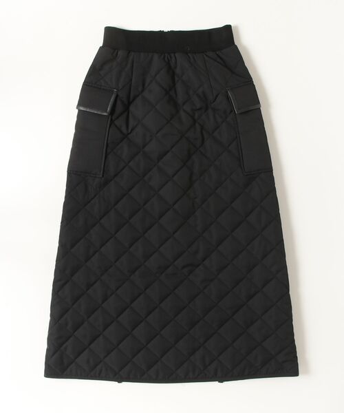 DROIT BELLO（ドロイトベロ）の「DROIT BELLO（ドロイトベキルト切替スカート（スカート・レディース・ブラック・38）」の2枚目の写真