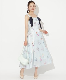 アシンメトリーリボンショルダーワンピース（ワンピース