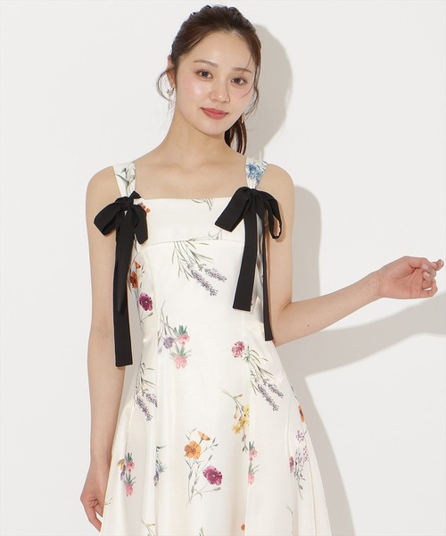 WILLSELECTION（ウィルセレクション）の「【3/12(thu)発売】ボタニカルフラワーシアーワンピース（ワンピース・レディース・ネイビー/ミント/ホワイト/ラベンダー・FREE）」の12枚目の写真